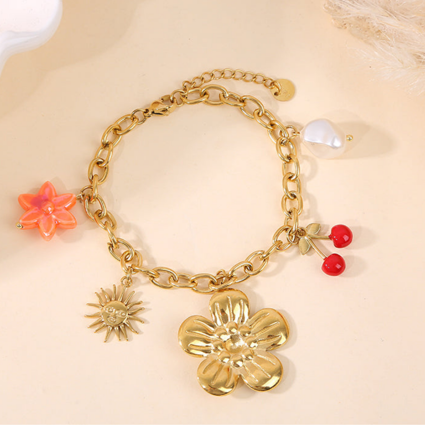Bracelet Flora Dorée