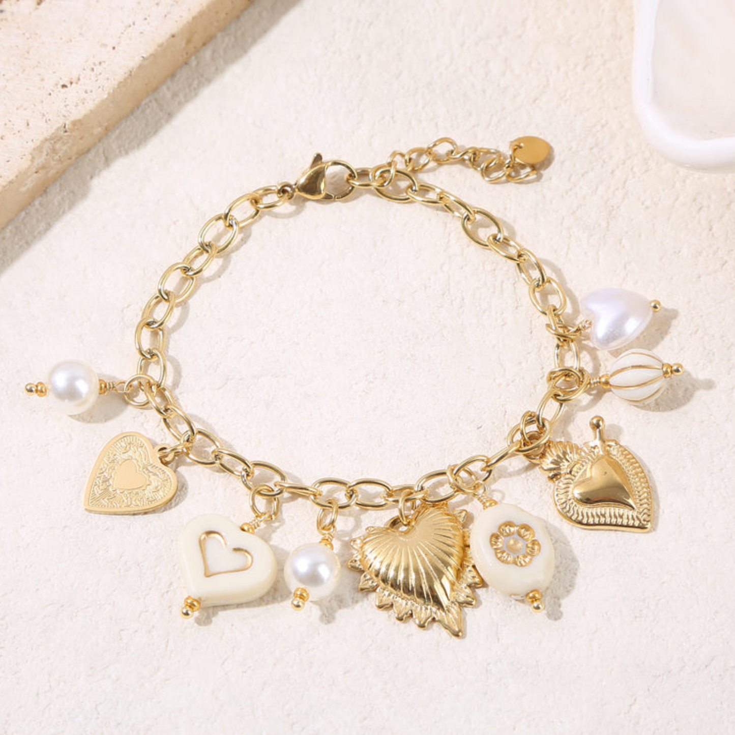 Bracelet Lina beige