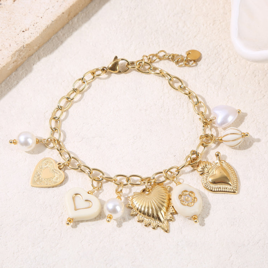 Bracelet Lina beige